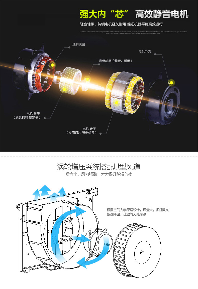 川島DH-858D除濕機(jī)家用抽濕除濕器